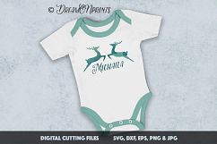 Christmas Deer Silhouette - SVG Cutting Files Product Image 3