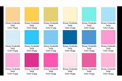 36 Glitter and Solid Color Princess Pink and Blue Papers Product Image 5