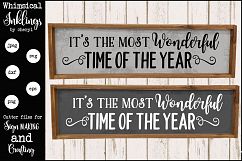 Its The Most Wonderful Time Of Year SVG Product Image 1