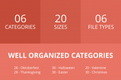 166 Observances &amp; Holiday Line Multicolor B/G Icons Product Image 3