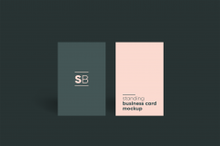 Standing Business Card Mockup Product Image 11