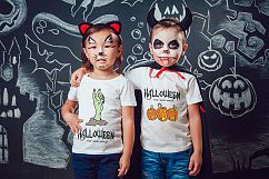 Halloween Kids T-Shirt Mock-Up Product Image 8