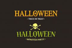 Halloween Typography Set Product Image 3