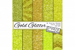 Gold Glitter Digital Paper Pack Product Image 1