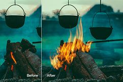 +15 Bonfire Photo Overlays Product Image 2