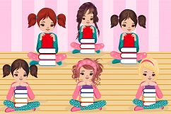 Alice back to school clipart, Alice back to school graphics Product Image 2