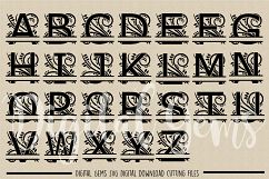 Regal Split Alphabet SVG / PNG / EPS / DXF files Product Image 2
