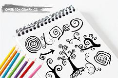 Macambre Swirls graphics and illustrations Product Image 3