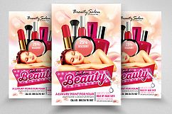 Beauty &amp; Fashion Salon Flyer Template Product Image 1