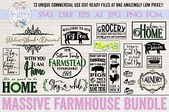 ON SALE NOW!! Farmhouse Bundle of 73 SVG DXF Cut File Product Image 5