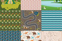 Camping paper, Camp paper, Autumn paper Product Image 3