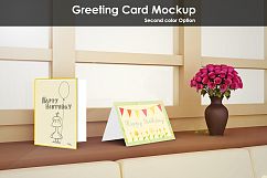 Window side Greeting Card Mockup Product Image 2