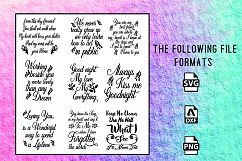 12 Bedroom Quotes SVG Design Bundle Vol 1. Product Image 2