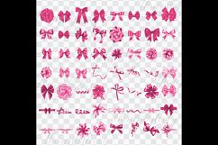 56 Pink Bows and Ribbons Clip Arts PNG Transparent Product Image 9