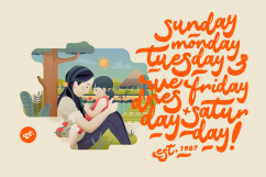 Le Paris Lettering Typeface Product Image 3