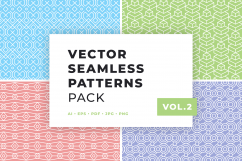 Vector Seamless Patterns Pack Vol.2 Product Image 1