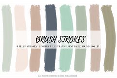 Brush Strokes, Digital Brush Strokes Product Image 1