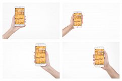 Set of 4 iPhone 8 plus mockups Product Image 1
