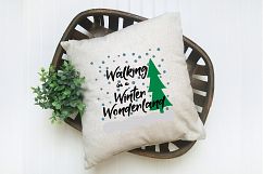 Walking in a Winter Wonderland SVG Cut File - Christmas SVG Product Image 6