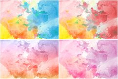 50 Watercolor Backgrounds 02 Product Image 8