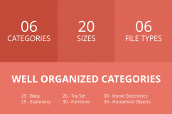 166 Objects Line Multicolor B/G Icons Product Image 3