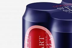 Aluminum Can 6 Pack Mockup Product Image 4