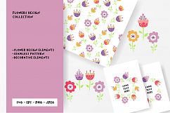 Flower design collection svg Product Image 1