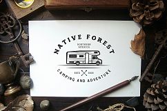 12 Vintage Adventure Emblems Product Image 5