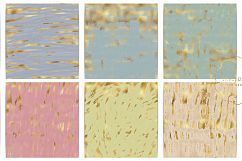 Gold Paint Strokes Paper Product Image 3