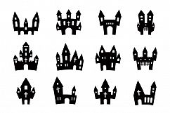 Halloween set of castles Product Image 3