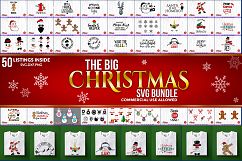 The big christmas svg bundle, Christmas SVG Cut File. Product Image 1