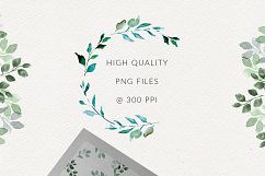Watercolor Foliage Design Set Product Image 4