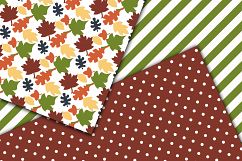 Fall Colors Digital Papers Product Image 2