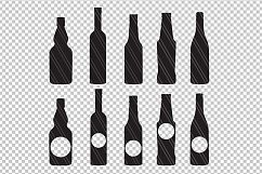 Bottles svg dxf cutting files Product Image 2