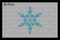 Snowflakes SVG DXF EPS PNG Product Image 3