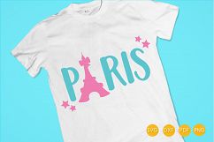 Paris cutting files svg, dxf, pdf, eps included - cut files for cricut and silhouette - Cutting Files SG Product Image 4