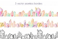 Magic Crystals - vector collection Product Image 8