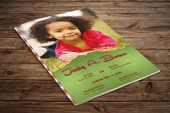 Child Funeral Program Template Photoshop Product Image 3