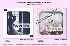 MOCKUP - Animated social media templates - Wedding theme Product Image 2