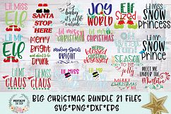 BIG Christmas Bundle 21 SVG Cut Files Product Image 1