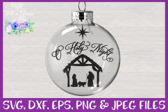 Christmas O Holy Night Nativity SVG for Cricut &amp; Silhouette Product Image 3