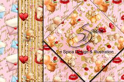 Bear hugs digital paper Product Image 2