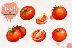 Watercolor Vegetables, Herbs Product Image 2