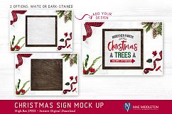 Christmas, Holiday Sign Mock ups, 2 VERSIONS! Styled photos Product Image 2