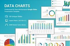 Data Charts PowerPoint Template Product Image 1