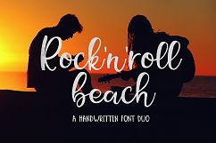 Rock N Roll Beach Font Duo Product Image 1