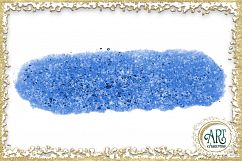 Blue Glitter Digital Clipart Brush Stroke - 24 of beautiful PNG files Product Image 10