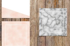 Marble and Rose Gold Foil Instagram Template Pack Product Image 3