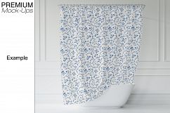 Bath Curtain Mockup Pack Product Image 6