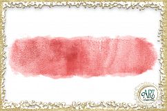 Scarlet Red Splotches Brush Strokes Clipart crimson Glitter  24 PNG - transparent background images Product Image 6